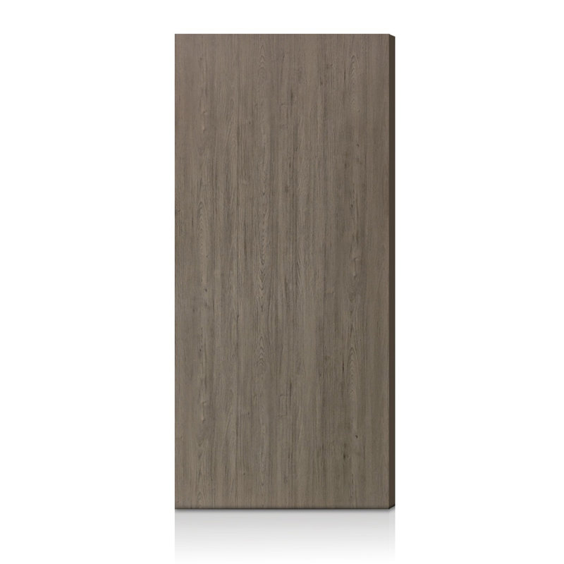 36 po X 80 po Dalle de porte intérieure grise à texture creuse, 36 po x 80 po, Gris