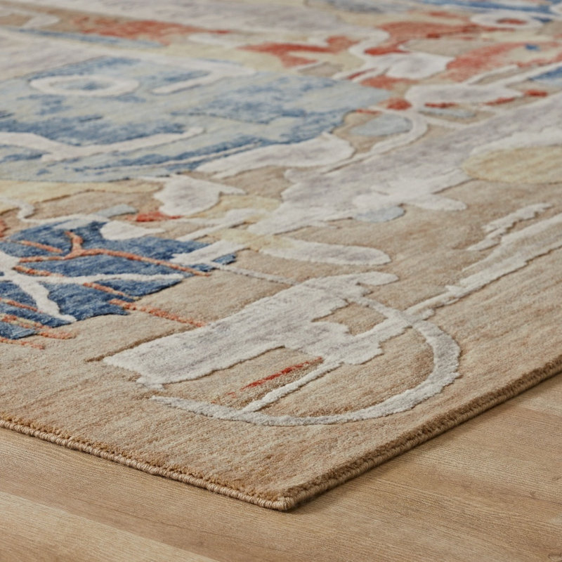 Studio Glyphs By Katie Merz Wool Abstract Area Rug, Rectangle 8'6" x 11'6"