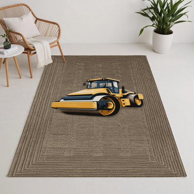 Tapis intérieur et extérieur gris Transport