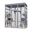 Catio d'extérieur en bois pour chats, grande enceinte pour chat avec toit imperméable, 2 maisons pour faire la sieste, plateformes et fil galvanisé - Cage pour animaux pour cour ou patio-1434744994