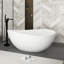 Baignoire de trempage autoportante 63 po. X 37,5 po. 63 po.