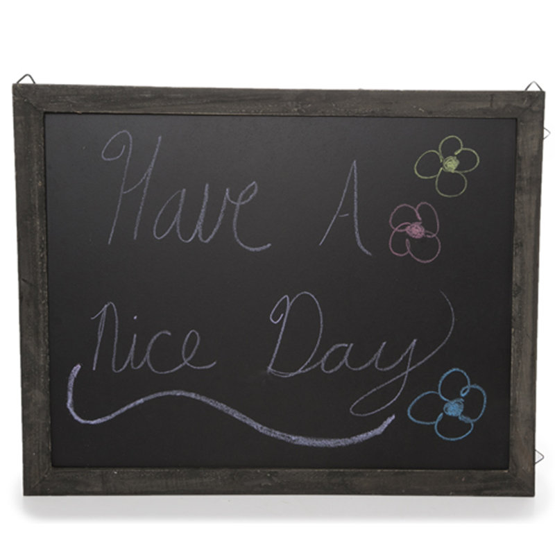 Tableau noir en bois, Anthracite, H 1 pi 6 po x l 1 pi 2 po