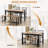 Modern Dining Table Set for 4, Kitchen Table for 4 with Chairs &Storage Bench,47 "Rectangular Dining Room Set with Bench,4 Piece Kitchen Table Set for Small Space/Apartment-448165012