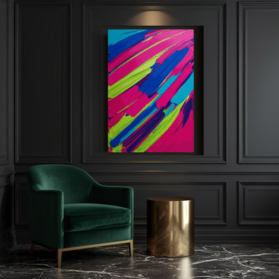Art abstrait sur toile 43