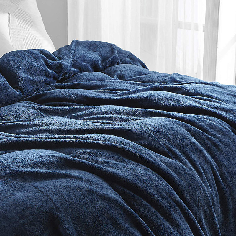 Other Items Coma Inducer Fleece Throw Blanket, Queen, Nightfall Navy