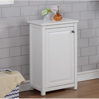Dorset 17" W 29" H Traditional Style Floor Bath Storage Cabinet with Door