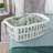 Sterilite 1.5 Bu Rectangular Laundry Basket, Classic Design to Carry Clothes to Laundry Room