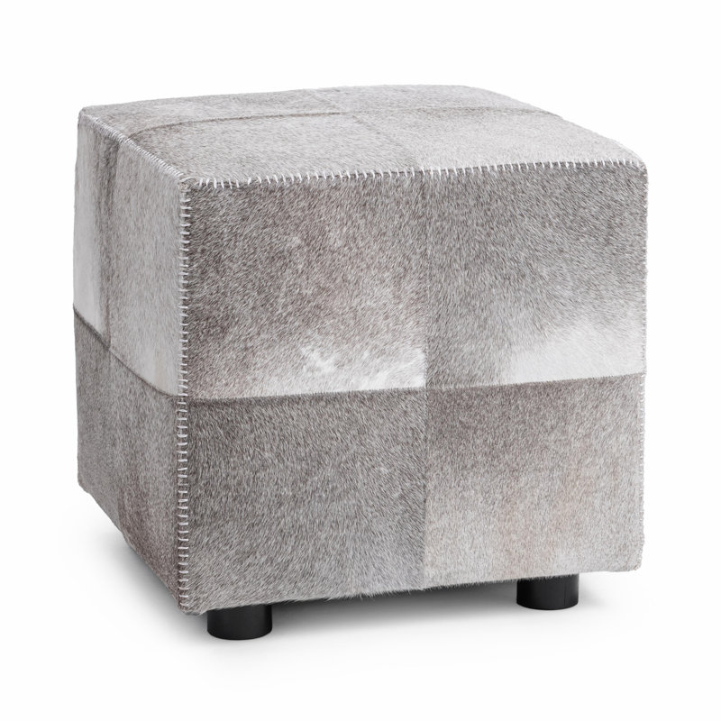 Landyn Square Ottoman Sparrow Gray