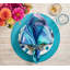 Splash Napkin in Blue/Seafoam