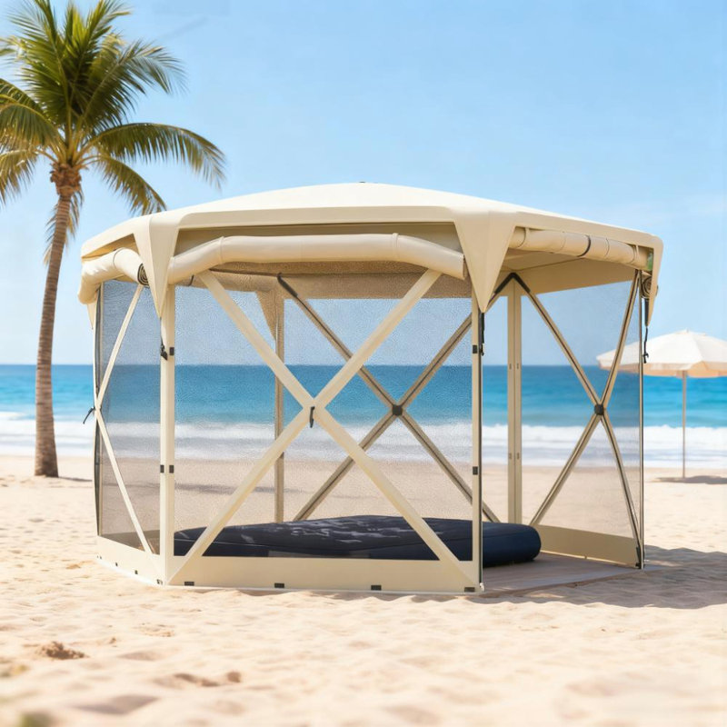 Tente escamotable 11 x 11 pi avec toit amovible