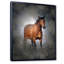 Portrait d'un cheval brun II - reproduction sur toile-67236401-67236405