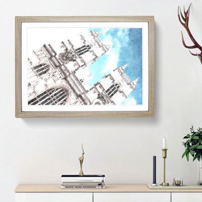 Westminster Abbey in London - Picture Frame Painting Print
