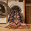 Tapis brun lavable à la machine-1896273291