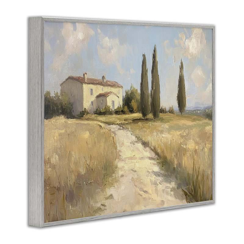 Chemin de campagne champêtre, estampe numérique, design par Petal Prints Design, H 11 po x l 14 po