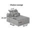 Chaise en chenille avec 2 coussins-2045439588