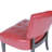 Red Accent Chair With Leather And Oversized Capacity Generous Seating-730190398
