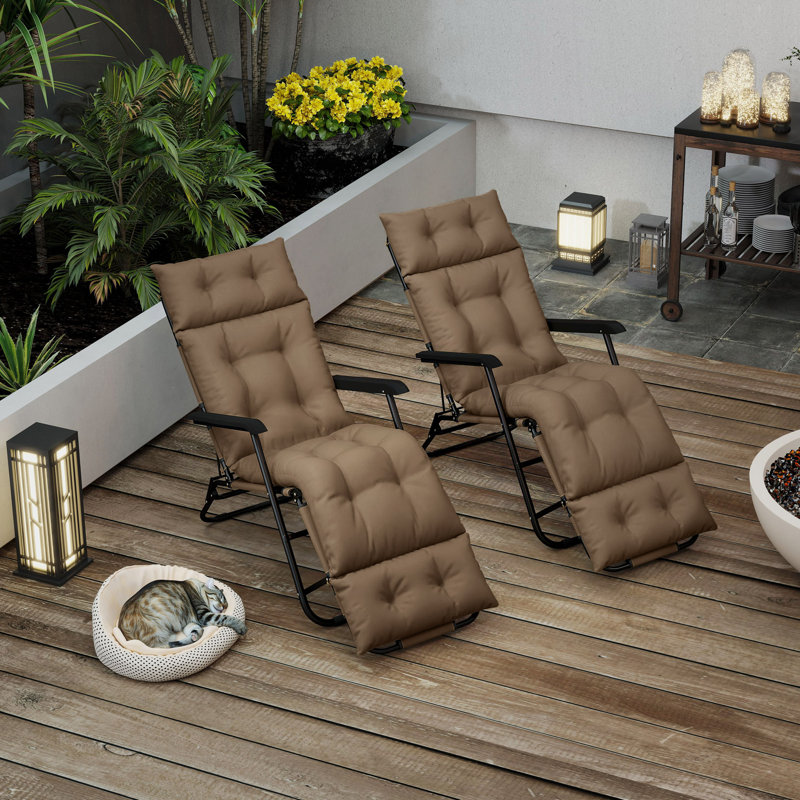 Outdoor Seat Cushion, Khaki