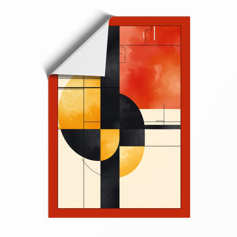Abstraction Geometric - Framed Print, Unframed, A3 - 42.0 x 29.7 cm