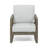  Modern Outdoor Wooden Club Chair with Clean-Line Frame and Weather-Resistant Cushions, Grey-2080090729-2080090735