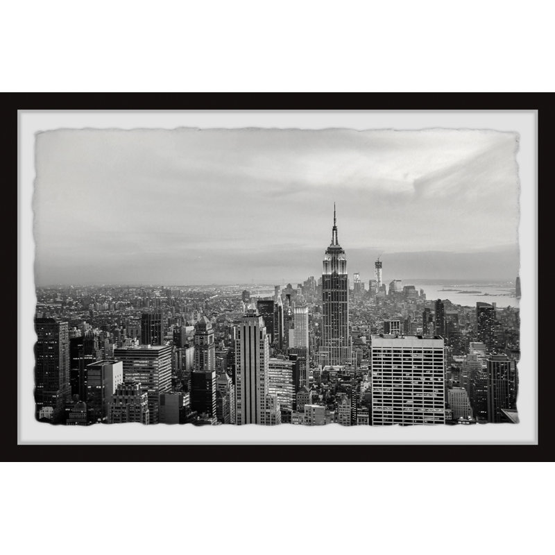 NYC High-Rise - Single Picture Frame Print, 61cm H x 91cm W x 3.81cm D
