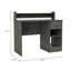Bureau d'ordinateur Manaos, plusieurs tablettes, un tiroir
