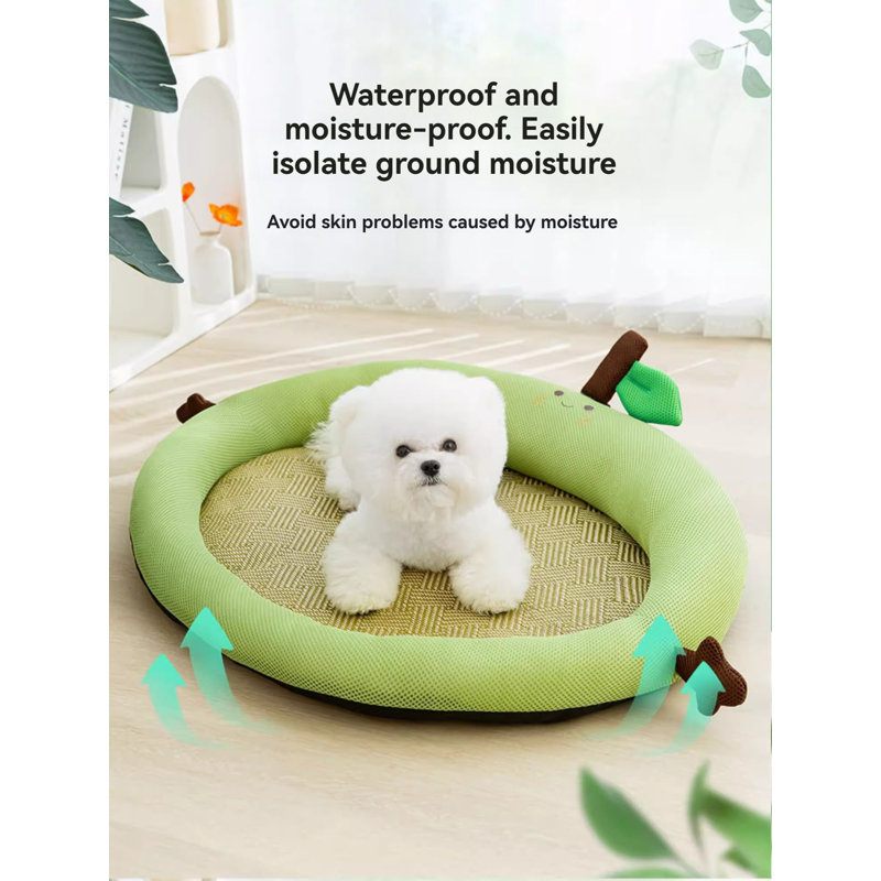 Eviemarie Cotton Pet Bed, Extra Small (15.70" W x 21.60" D x 3" H)