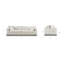 Canapé rembourré en tissu 99 po Capri-636184587