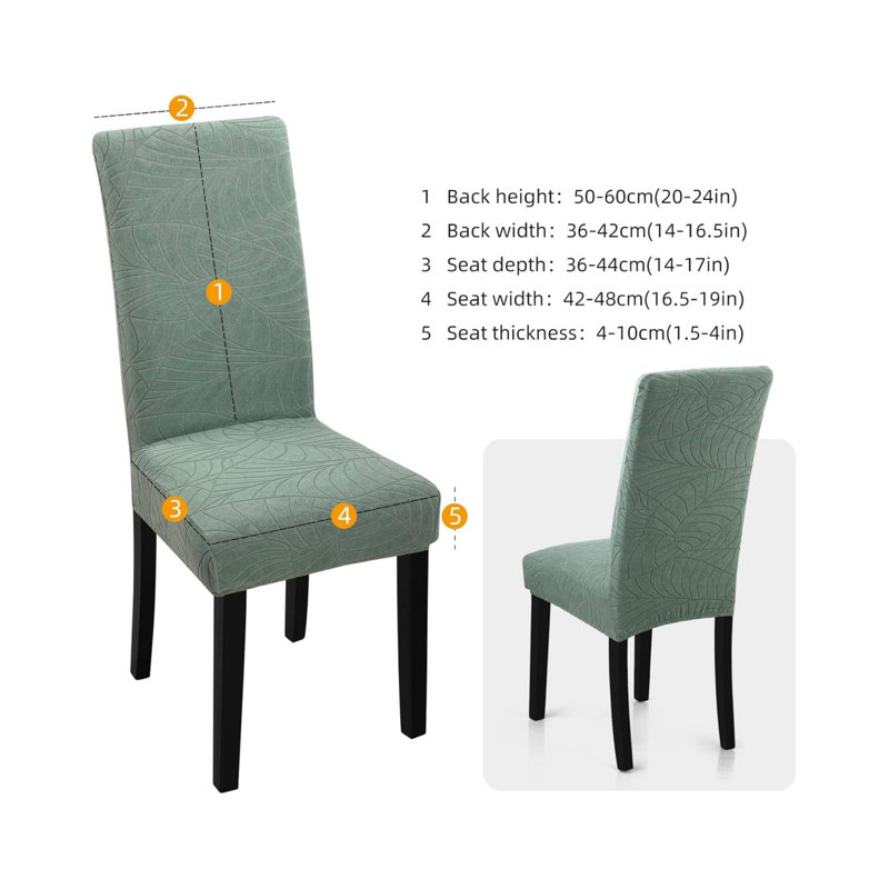 Dining Chair Slipcover, Green