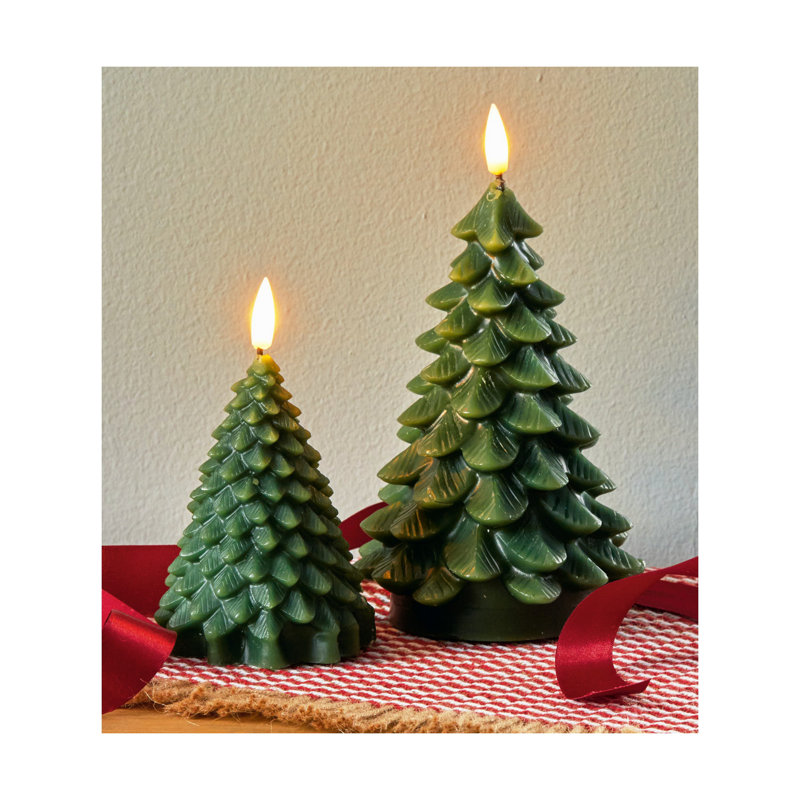 Pine Tree Led Candle Small
