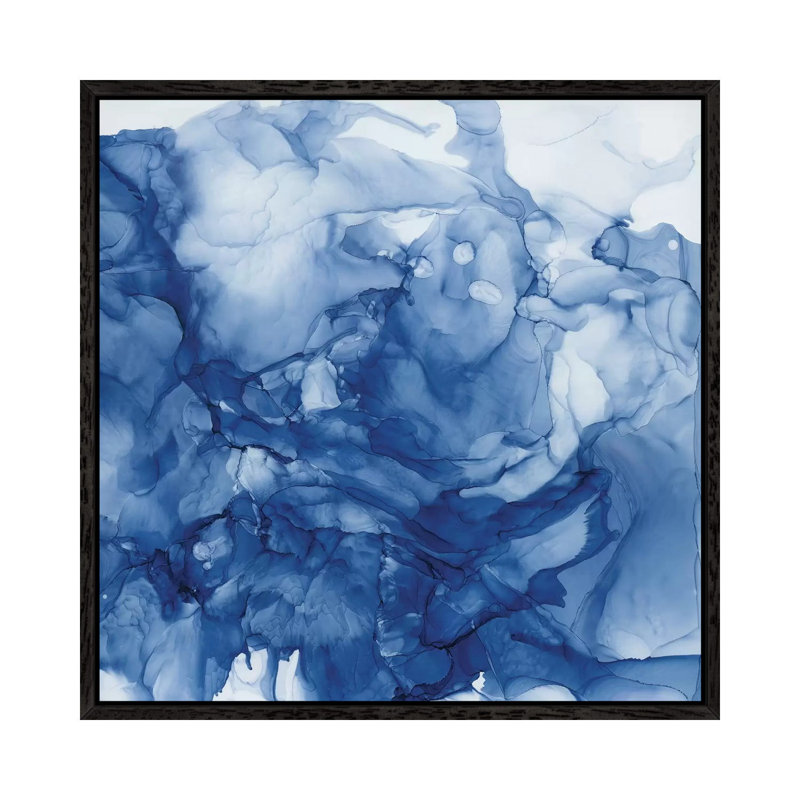 Beyond The Deep I by Carol Robinson - Print on Canvas, 45.72 cm H x 45.72 cm W, Black Framed