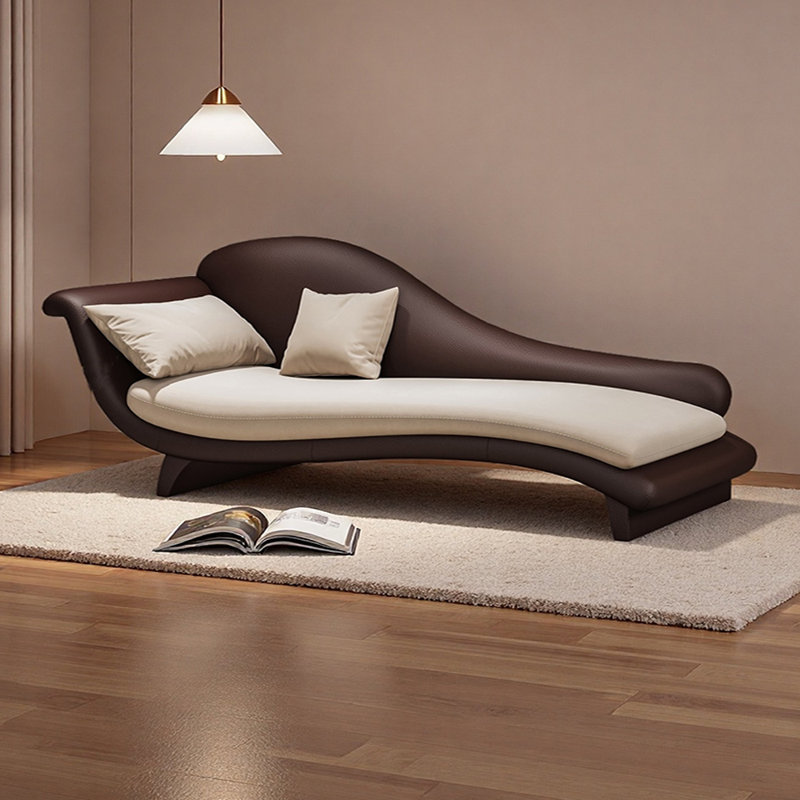 Méridiennes d'intérieur en bois Living Room, Orienté à gauche (vu de face), Beige