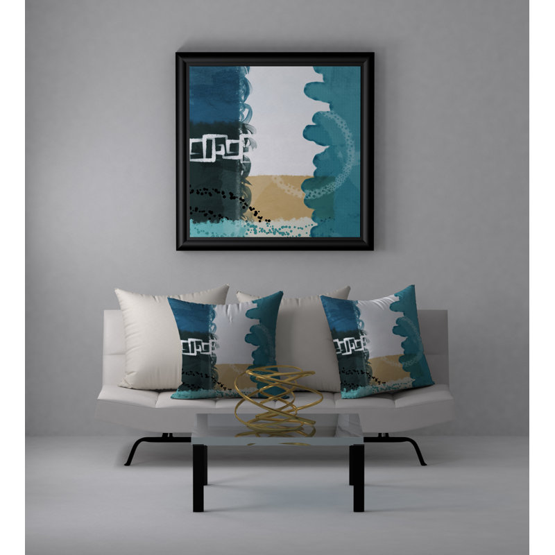 Coussin décoratif carrée en épinette Pleasure, 18 po x 18 po