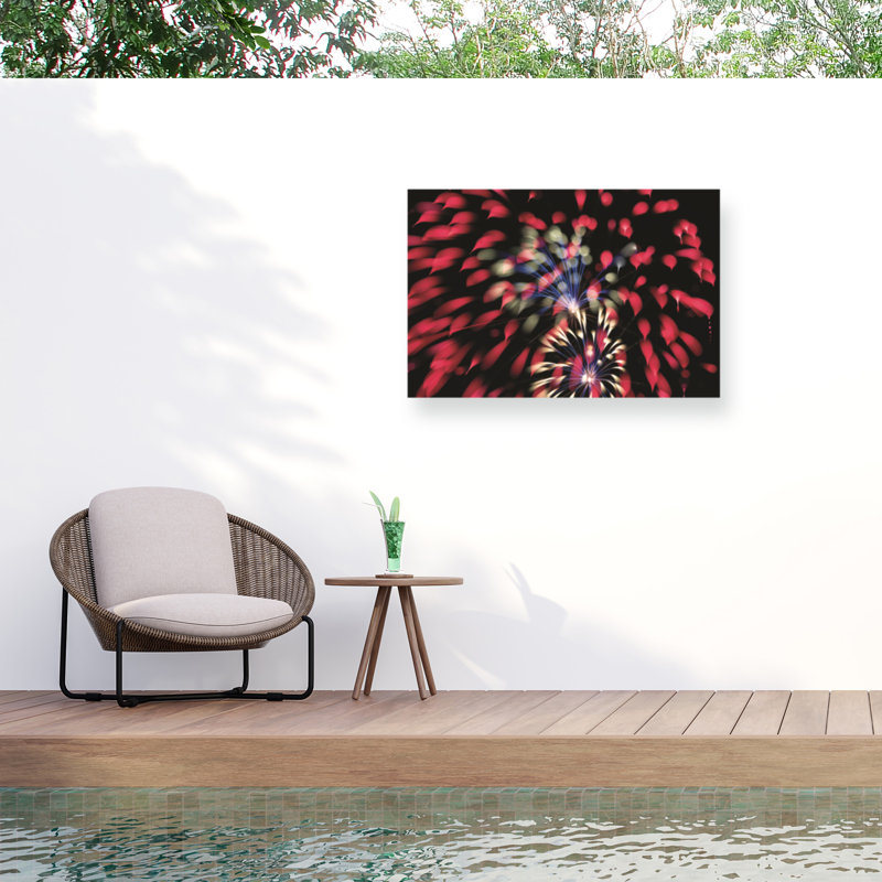Feux d'artifice abstrait bolologique 2020 14, H 12 po x l 19 po