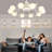 39.4" Bladeless Ceiling Fan with Remote and 10 lights-552231100
