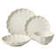 Bloomhouse - 2 Time Oprah's Favorite Things - Ensemble de vaisselle Yuelu Bloom - Ensemble de 16 assiettes et bols festonnés en relief (service pour 4) - Blanc jasmin-133430337