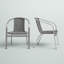 Chaise de patio empilable Herdon-23847974