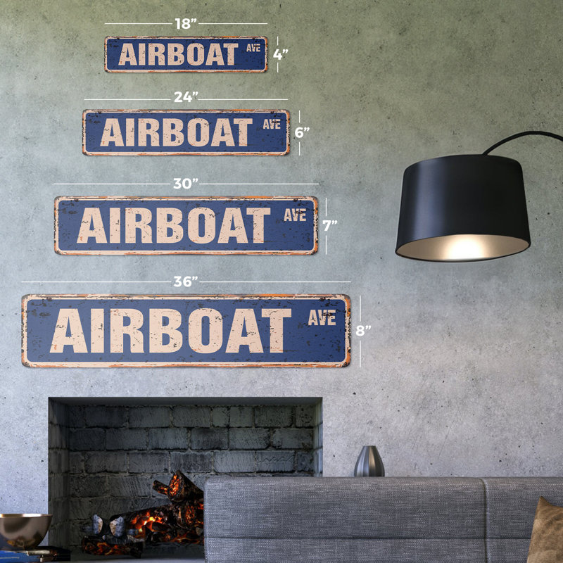 Plaque de rue en aluminium