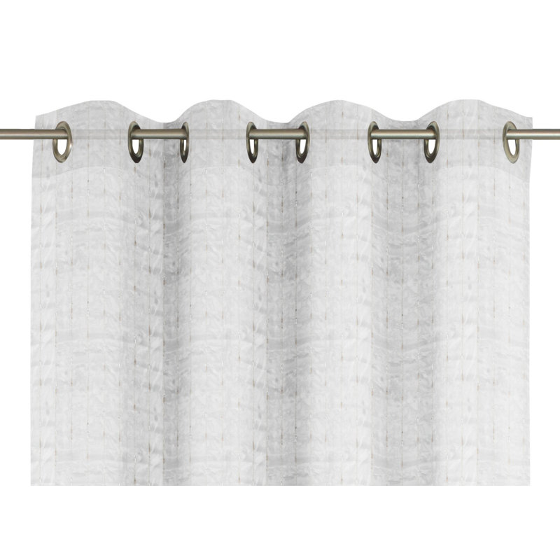 Viso Semi Sheer Curtain Single Panel, 300 W x 225 D cm