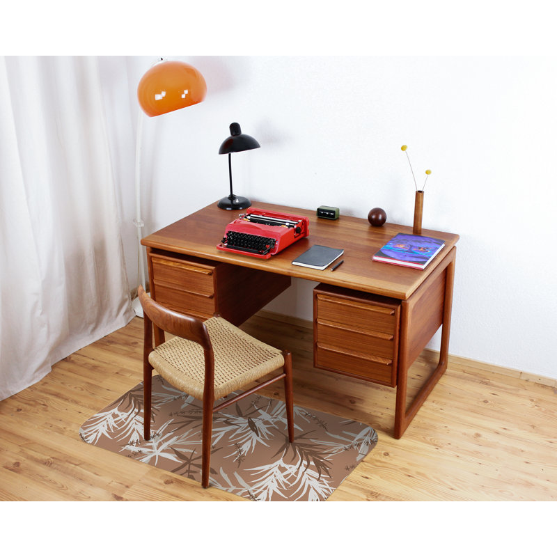 Nasia Hard Floor Rectangular Chair Mat, 70 x 100cm