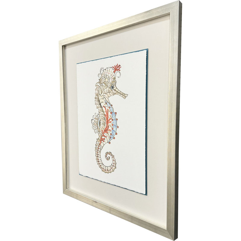 «Seahorse Celebration I», art encadré