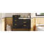 Armoire flottante murale 24 po avec armoire latérale, meuble-lavabo rectangulaire, petit lavabo de salle de bain avec trou de robinet simple et trop-plein, armoire de salle de bain moderne avec lavabo en céramique-101151254