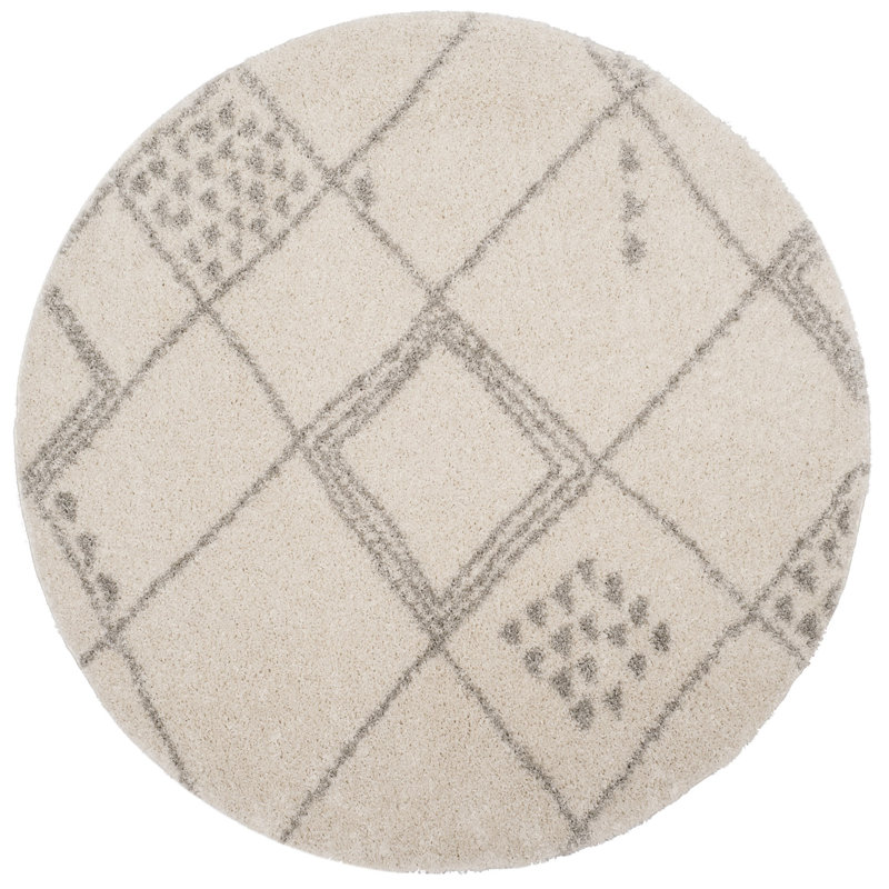 Develin Performance Geometric Rug, Round 6'7"