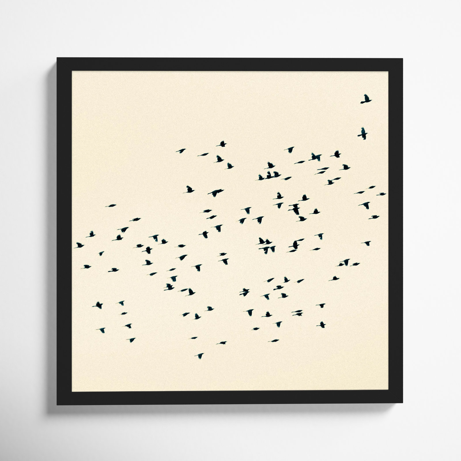 Soaring by Peter Dušek, Black, 16" H x 16" W x 1.25" D