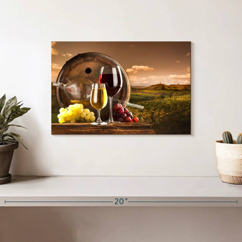 Yarlin Temecula Wine Vineyard, 8" H x 12" W