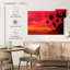 Gillard, coucher de soleil rose sur la plage-108736330