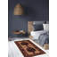 Tapis brun clair Rizbaft 2 pi 11 po x 4 pi 10 po