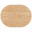 Table de salle à manger extensible ronde en bois massif - 41,3 po à 57,3 po avec rallonge de 16 po, naturel-1156248344