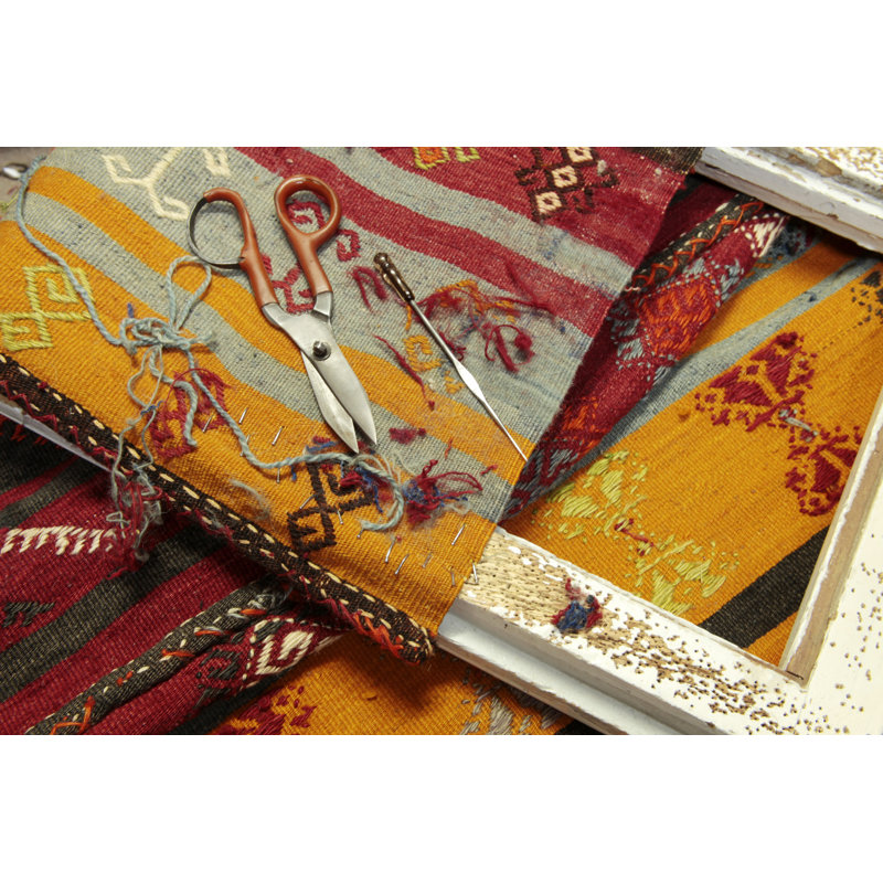 Rug Repairing Process by SafakOguz - Wrapped Canvas Print, 30cm H x 46cm W x 3.8cm D
