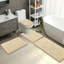 Ensemble de tapis de bain en microfibre 4 pièces avec envers antidérapant-2081493050