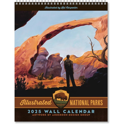 Wall Calendar - Scenic National Park Artwork - 10X13 Large Wall Calendar - 12 Month Wall Calendar - Hanging Calendar For Home Or Office - 2025 Calendar For Planning And Organization